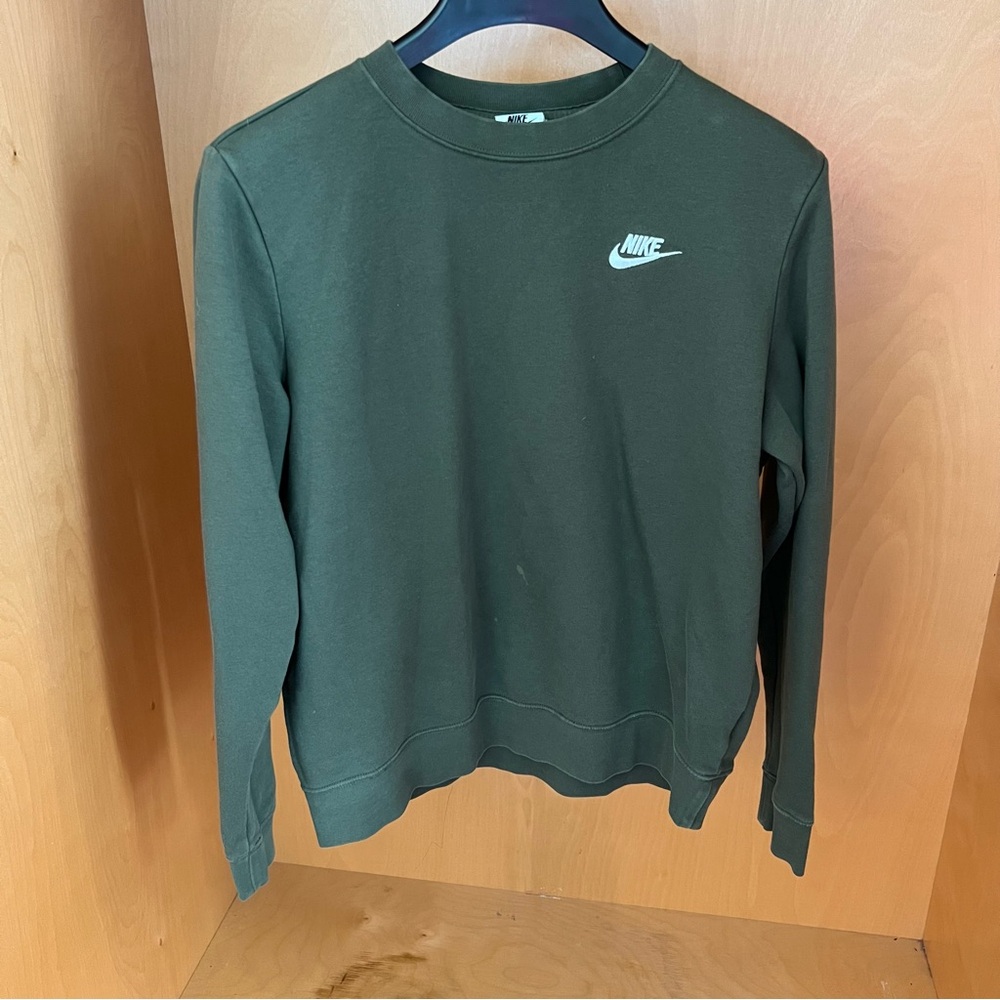 Nike Olive Green Sweatshirt, size medium